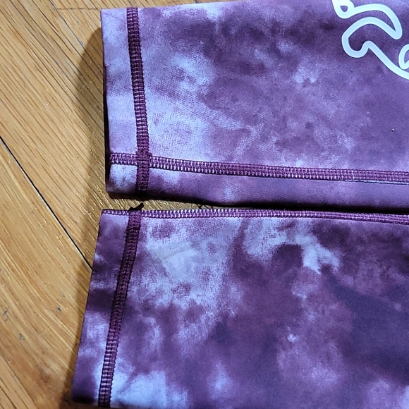 Ivory Ella purple reddish high waisted tie dye leggings xs - Picture 13 of 13